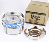 Stack N’ Cook - Stackable Stainless Steel Pressure Cooker Steamer Insert Pans with Sling - Instant Pot in Pot Accessories