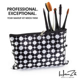 Makeup Brushes by HanZá - 10 PIECE Professional Oval Makeup Brush Sets - Easily Blend and Contour Cosmetics!