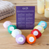 8 Hand-Made, Luxurious Bath Bombs by HanZá Gift Set - Made in USA